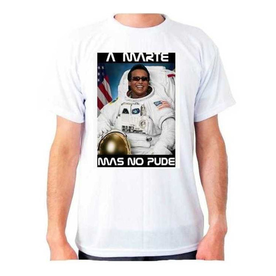 Camiseta A Marte Más No Pude Diomedes Astronauta Meme 