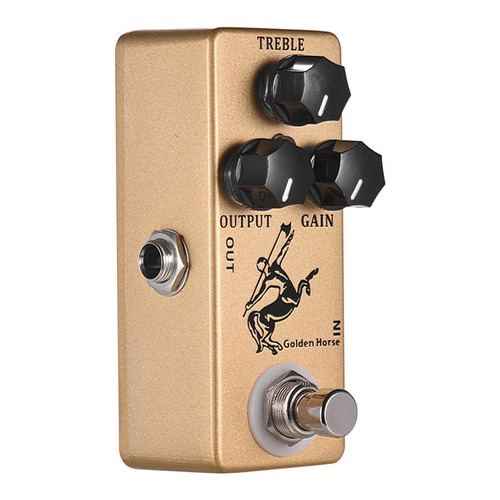 Pedal de efecto Mosky Audio Golden Horse  dorado