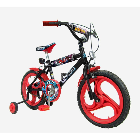 Bicicleta Infantil Spiderman Rueda Eva Niños Unibike 