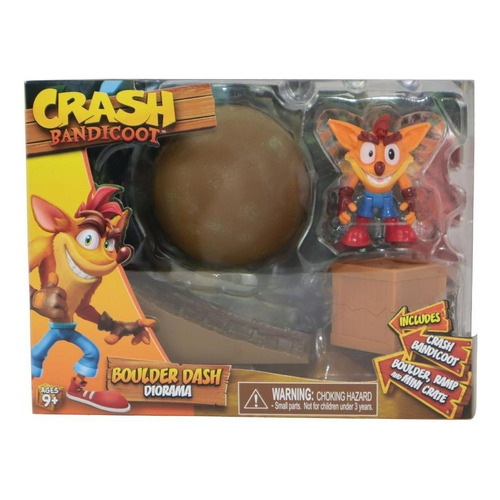 Diorama Crash Bandicoot - Set Boulder Dash + Crash 2.5 PuLG