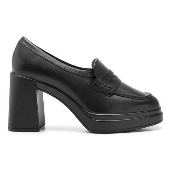 Mocasines Y Oxfords Flexi Para Mujer Estilo 127401 Negro