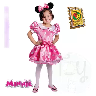 Disfraz De Minnie Mouse De Disney Marca Carnavalito 