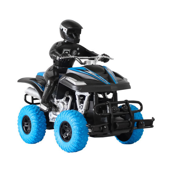 Cuatrimoto Rc Batería Recargable Toy Logic Color Azul