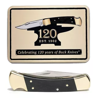 Navaja Buck 110 Hunter De Edición Especial 120 Aniversario Color Caqui
