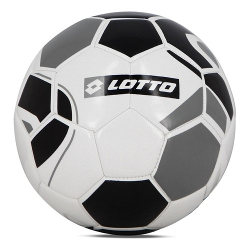 Pelota Futbol Lotto Ciao Nº4 Cancha Cesped Color Blanco/negro