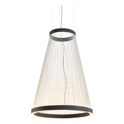 Colgante Hilo 3 Led Integrado 60w Diseño Beige 55x70cm