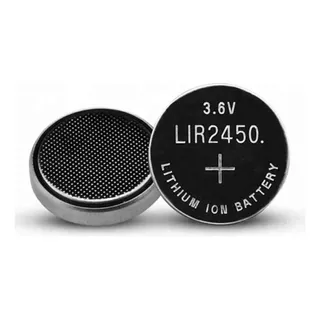 4 X Baterias Lir-2450 3.6v Recarregável Lir2450 Lir 2450