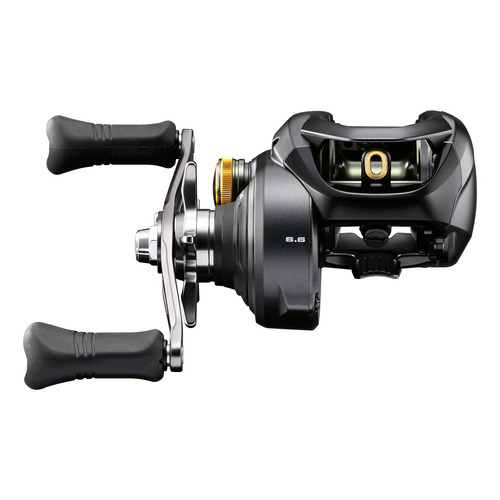 Reel rotativo Shimano Curado K 300HGK manija derecho color negro