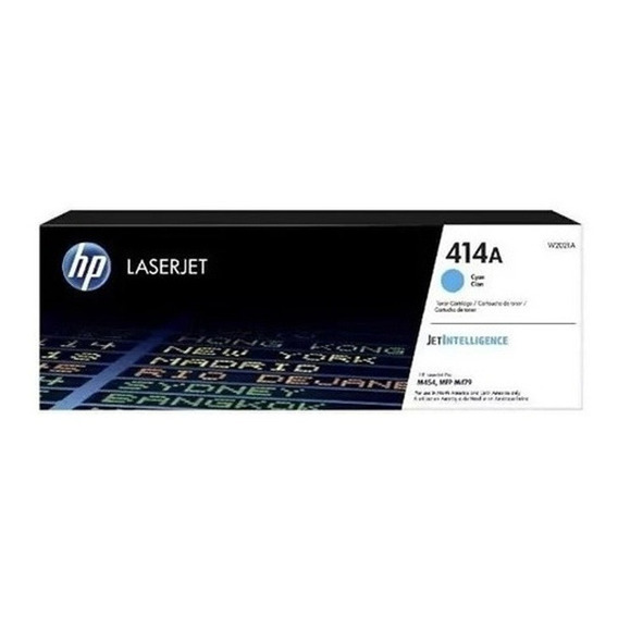 Cartucho De Toner Hp Laserjet 414a Cian