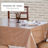 Toalha Para Mesa - Plastico Transparente Pvc Quadrada Med