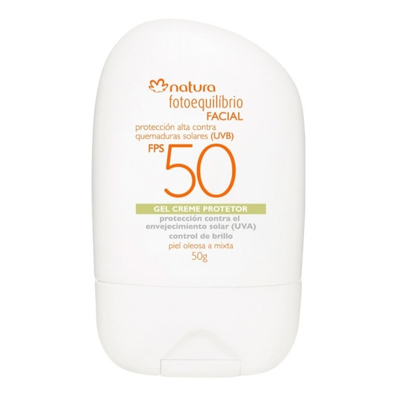 Natura Protector Solar Rostro Fps 50 Uva/uvb Piel Grasa 50g