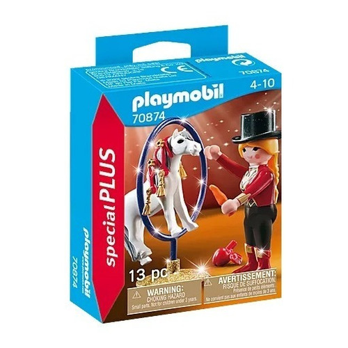 Figura Armable Playmobil Special Plus Doma De Caballos 13 Pc