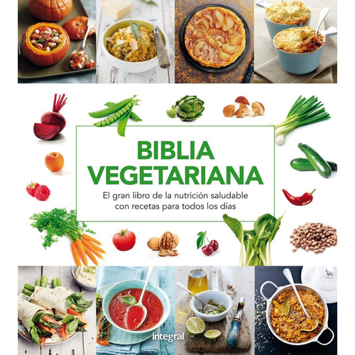Libro Biblia Vegetariana [ Nutrición ] Pasta Dura, Dhl