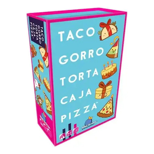 Juego De Mesa Taco Gorro Torta Caja Pizza Devir