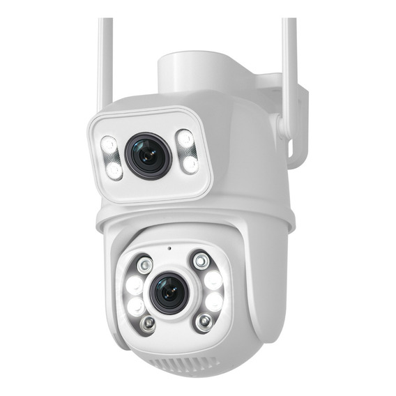 Cámara de seguridad ANBERX A8BQ Wireless con resolución de 8MP visión nocturna incluida blanca