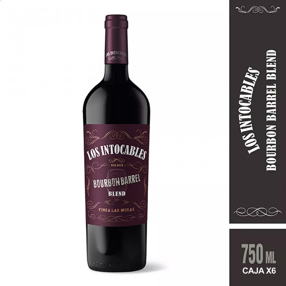 Vino Los Intocables Red Blend Finca Las Moras - Caja X6