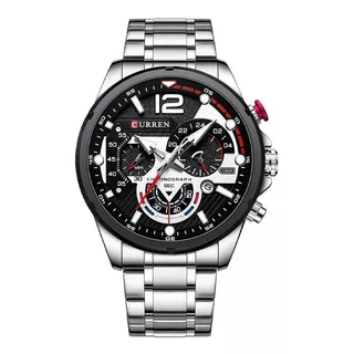 Reloj De Lujo Hombre Curren 8395 Cronografo Funcional Acero