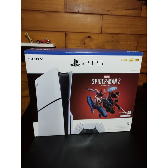 Sony Playstation 5 Slim 1tb Spiderman 2 Color Blanco 