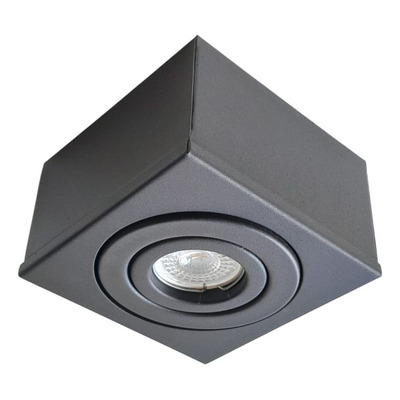 Plafon Movil Cardanico 1414 1xgu10 Negro 
