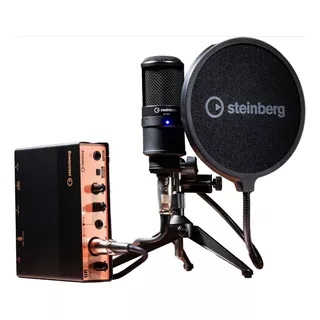 Steinberg Ur12 Ps Pack Podcast - Placa + Mic Cond + Antipop 