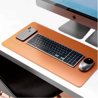 Desk Pad Gamer 75x43cm Mouse Pad Grande Em Couro Sintético