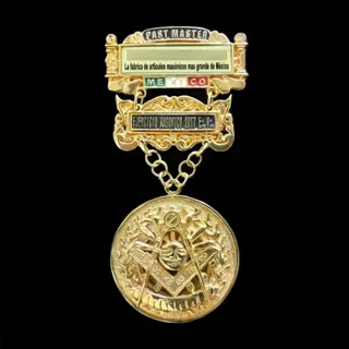 Medalla Masonica - Past Master. Masoneria | Artemasonico