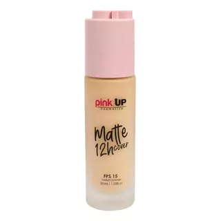 Base De Maquillaje Líquida Pink Up Rostro Matte Cover 12h Tono Beige - 30ml 30g