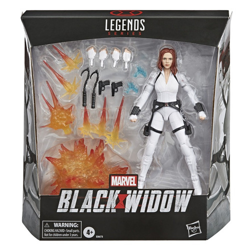 Figura De Acción Marvel Legends Series Black Widow +3
