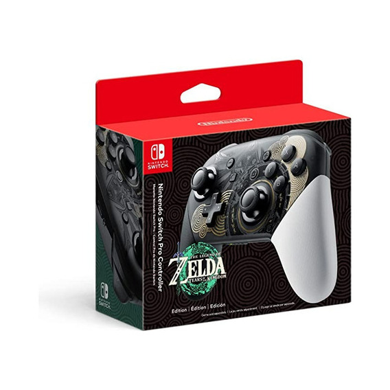 Control joystick inalámbrico Nintendo Switch Pro Controller The Legend of Zelda: Tears of the Kingdom Edition black