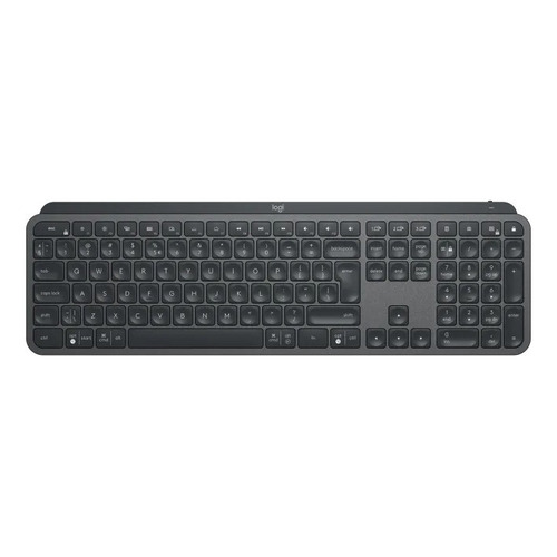 Teclado Logitech Mx Keys Inalámbrico Con Retroiluminación Color del teclado Grafito Idioma Español España