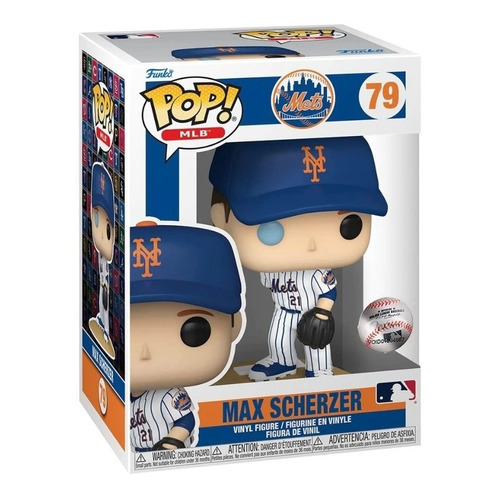 ¡Funko Pop! muñeca de los Mets de Nueva York de la MLB Max Scherzer 79