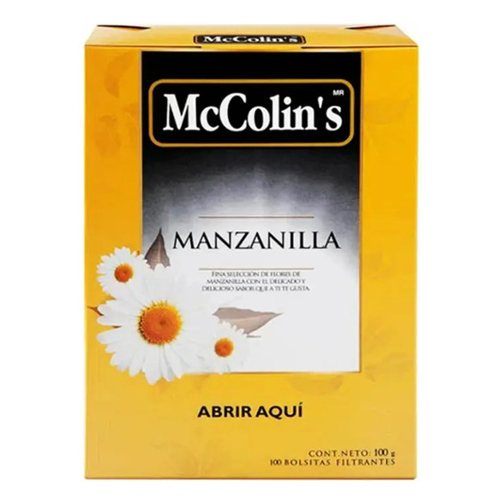 Mc Colin's Infusión Manzanilla 100 Bolsitas