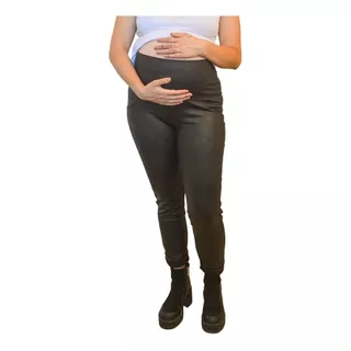 Pantalon Maternal Eco-cuero