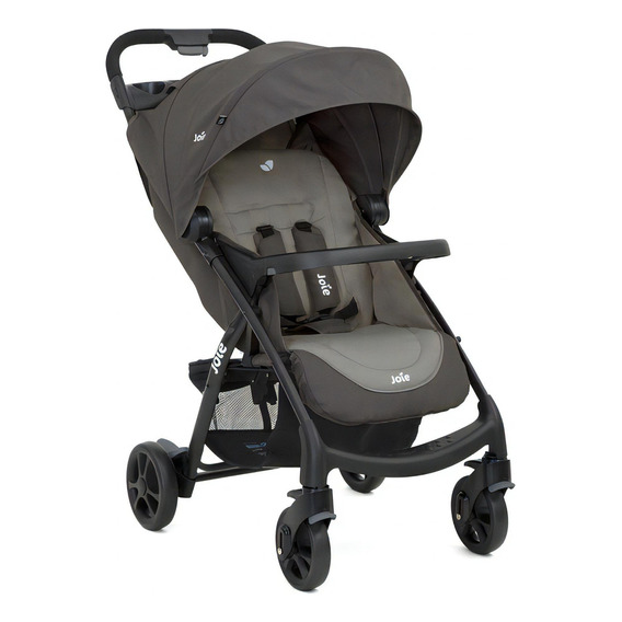 Carriola de paseo Joie Muze travel system dark pewter con chasis color negro