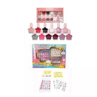 Set De Pinta Uñas Y Uñas Unicornio Para Niñas 35 Piezas 