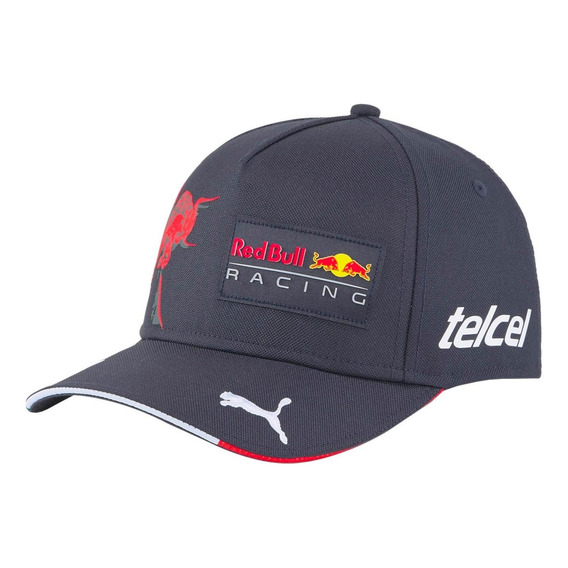 Gorra Puma Checo Pérez Original F1 Red Bull Plana Y Curva Og