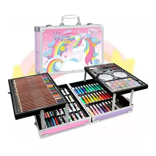 Set De Arte Profesional Marcadores Dibujo Colores 145 Pz