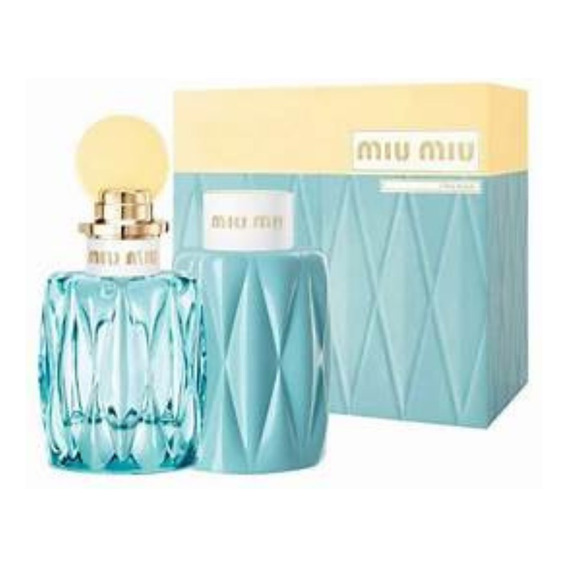 Estuche Miu Miu L'eau Bleue Edp 100 Ml. Crema 100 Ml.