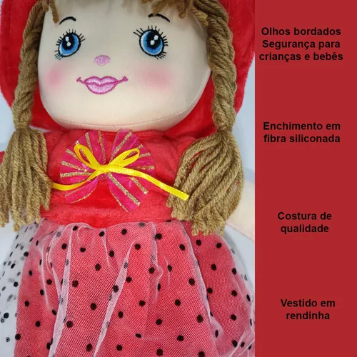 Boneca de bebê macia com roupas, Boneca de pano fofa de pelúcia brinquedo  de pelúcia com chapéu e saia de pelúcia de princesa boneca de parceiro de  dormir para crianças e meninas 