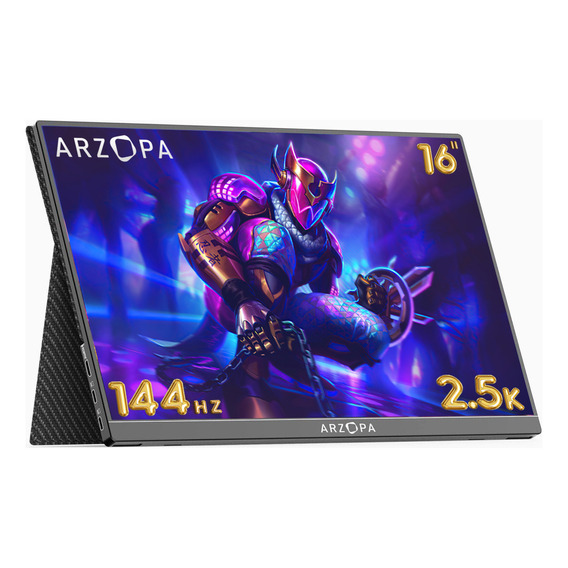 Monitor Portátil Gamer 144hz 16 2.5k Arzopa A3c