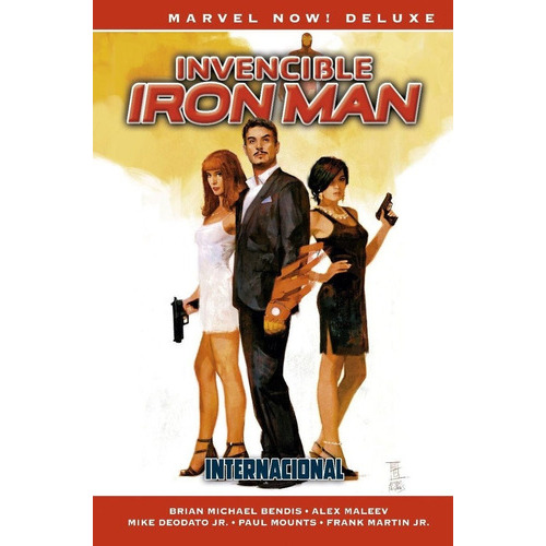 Marvel Now! Deluxe Invencible Iron Man. Internacional 2, De Bendis, Brian M.. Editorial Panini Comics, Tapa Dura En Español