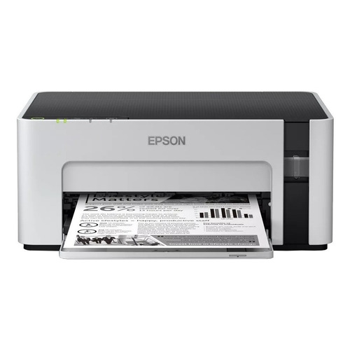 Impresora portátil simple función Epson EcoTank M1120 con wifi blanca y negra 100V/240V