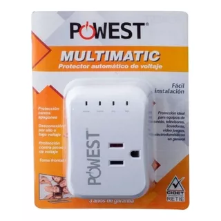 Protector Voltaje Multimatic Para Electrodomesticos Powest