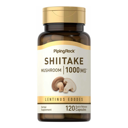 Shiitake Mushroom 1000 Mg X 120 Cápsulas - Piping Rock