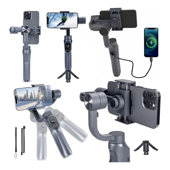 Soporte Estabilizador Gimbal Celular Selfie Stick Con TriPod