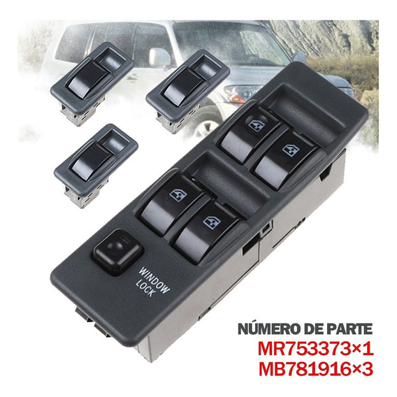 Control Maestro Vidrios Para Mitsubshi Pajero Montero 90-03