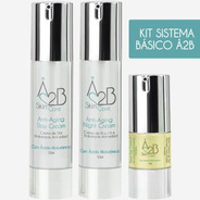 Kit Skincare Sistema Básico A2b + Cosmetiquera Quickliss
