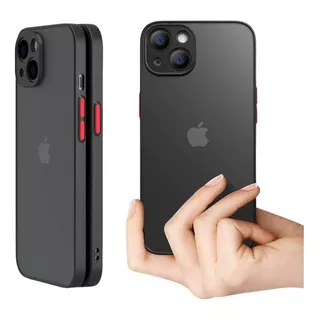 Capa Translúcida Compatível iPhone 14 + Película 3d