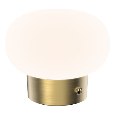 Lampara Velador De Mesa Mushroom Inalámbrica Led Dimer Mc