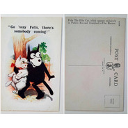 Felix The Cat Postcard Vintage Tarjeta Felix El Gato 1920s C